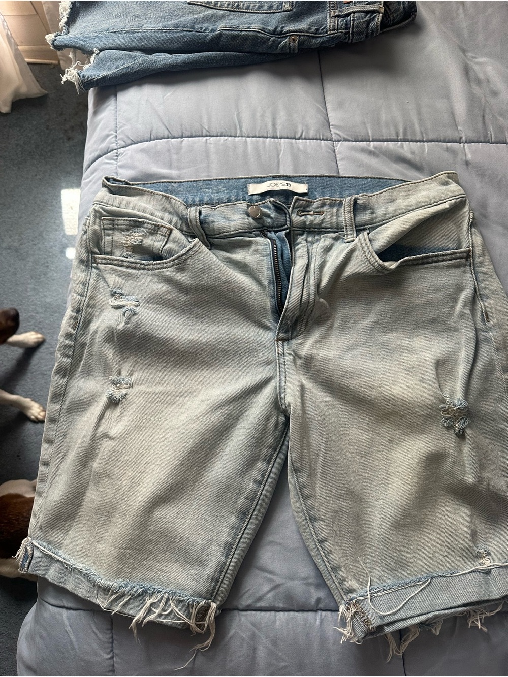 Joe's Jeans Light Blue Denim Waistband Detail